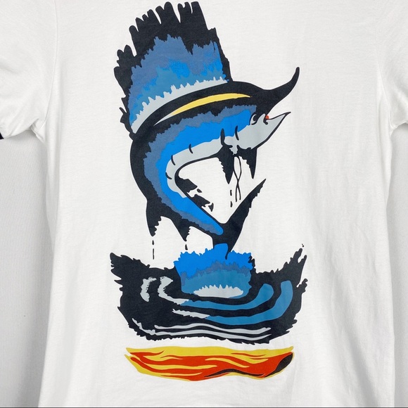 J. W. Anderson Marlin Graphic Short Sleeve Tee - Picture 8 of 12